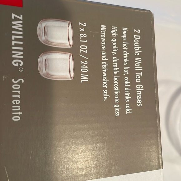 Dining | Zwilling Brand Double Wall Drinking Glasses | Poshmark